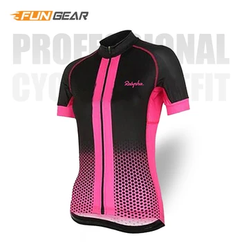 

FUNGEAR Pro Summer Women Biking Clothing Girl UV400 Quick Dry Short Sleeve MTB Bicycle Wear Clothes Ropa Ciclismo Cycling Jersey