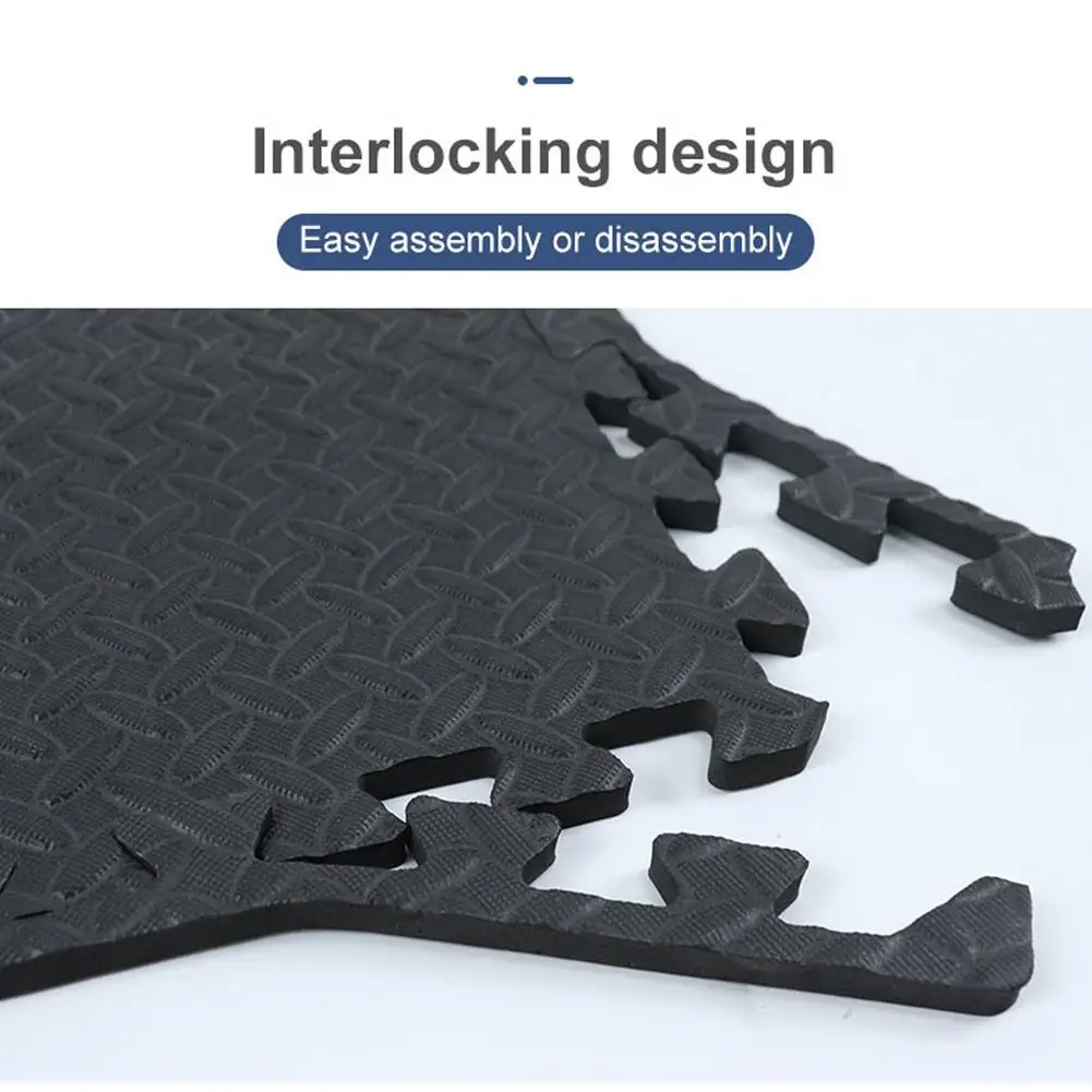 6PCS 60x60cm EVA Foam Tiles Puzzle Exercise Mat Fitness Interlocking Tiles Floor Protective Cushion For Workouts Playing Mat