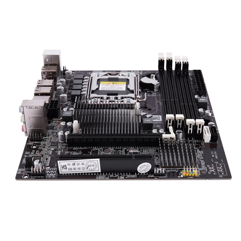 X58F LGA1366 настольный компьютер материнская плата с жесткими дисками SATA 3,0/2,0 USB 2,0 DDR3 1600 ГБ, 64 ГБ, 2 канала материнская плата для Intel