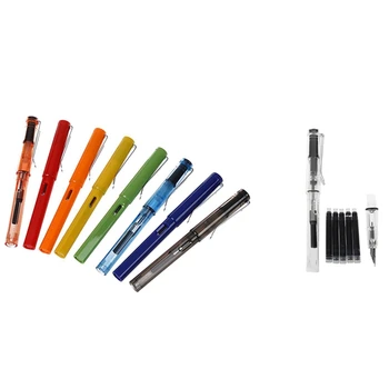 

Jinhao 599 2 Set Fountain Pens Diversity Set Transparent and Unique Style, Candy Colors & Transparent White