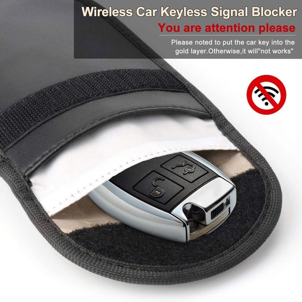 Маленькая сумка для хранения RFID блокировщик портативный автомобильный ключ Singal