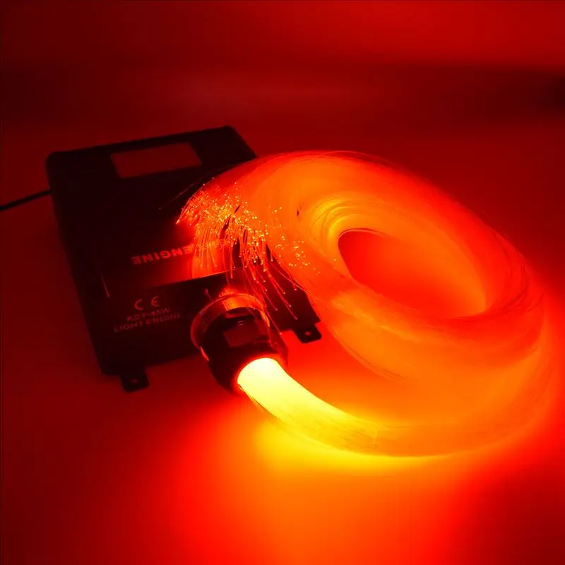 RGB LED 45 Вт волоконно оптический свет двигателя + 24key ИК пульт дистанционного