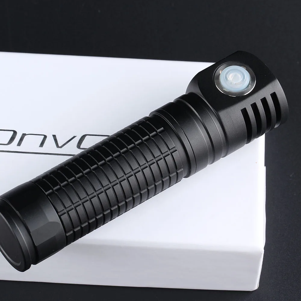 Фары Convoy H1 CREE XML2 1046LM угол освещения фонарик фары на 18650 батареях для кемпинга