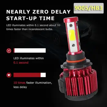 

LED Fog Light Front Lamp High Power LED Headlight Lighting Assembly Safety 9005 8000LM Super Bright for Headlamp