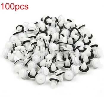 

100pcs/set Car Mixed Plastic Push Pin Rivet Clip Bumper Door Panel Retainer Fastener Clip Kit Accessories