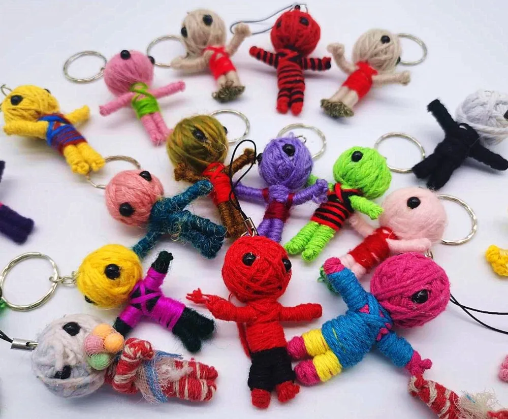 generation dolls Smafes wholesale 50pcs/lot Handcraft Voodoo Doll Toy As Mobile Pendant,Keychain, Free Shpping rainbow brite doll