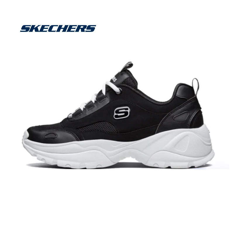 Skechers Для мужчин повседневная обувь Брендовая обувь; Zapatos De Hombre Air спортивная обувь кроссовки удобные оригинальную обувную Для мужчин 999103-BLK