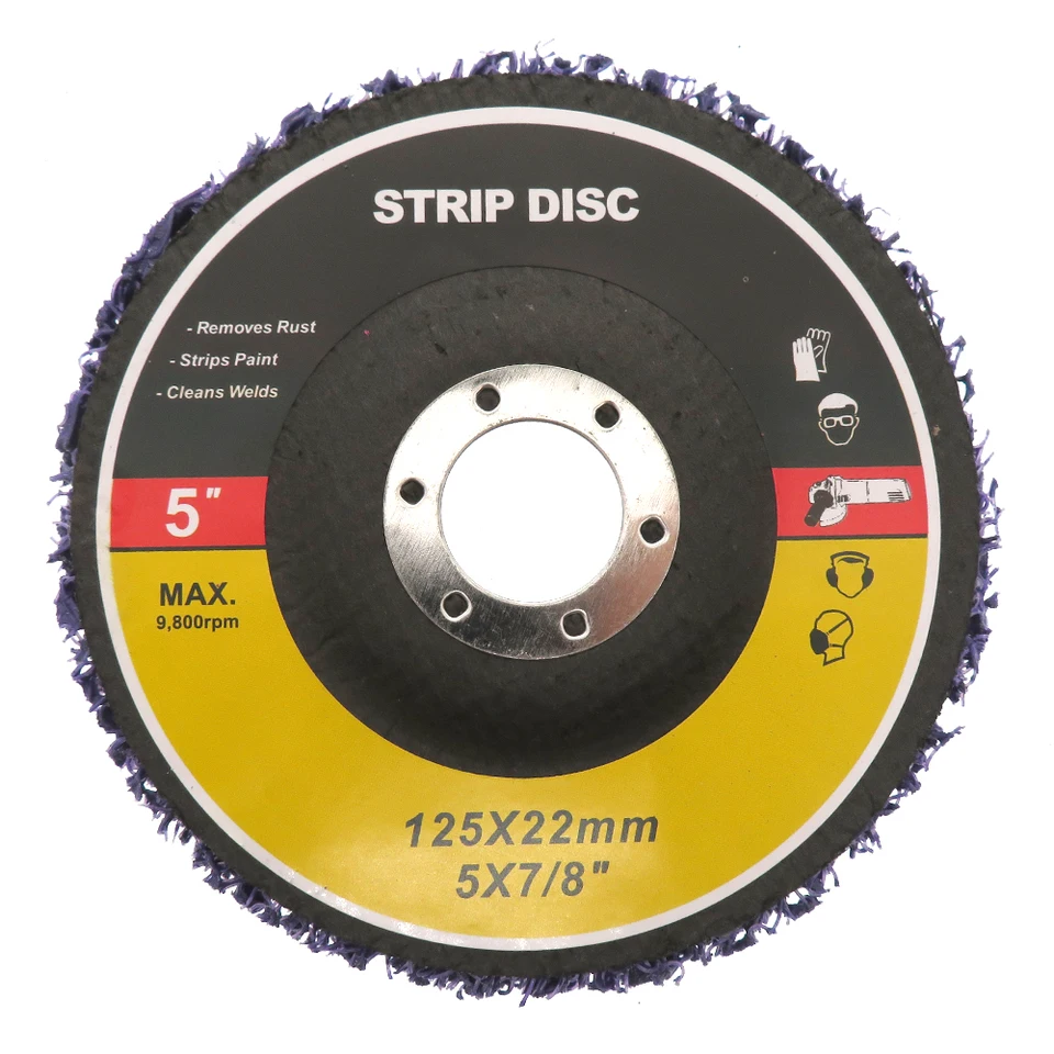 Dischi Per Lucidatura 100mm - 5 Pezzi Per Rimuovere Ruggine E Vernice - Foto 3