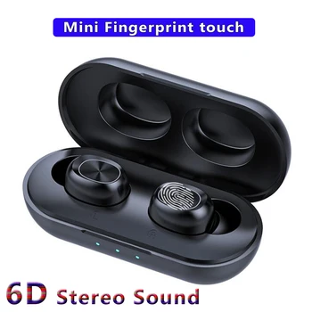 

Dropship TWS Bluetooth Earphone Stereo Wireless Headphones Waterproof earbuds 300mAh Smart Power Bank Phone Holder