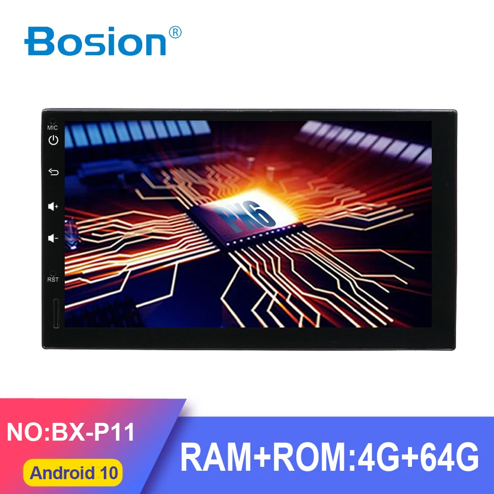 Автомобильный мультимедийный плеер Bosion PX6 2din android 10 0 универсальное радио для nissan