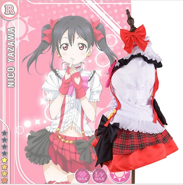 Love Live! Школьный идол проект Нико Ядзава костюмы для косплея костюм выступления на