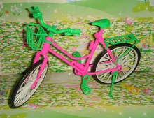 Beilinda Toys Plastic Doll Toys Doll Accessory Bike Bicycle In Pic Colour