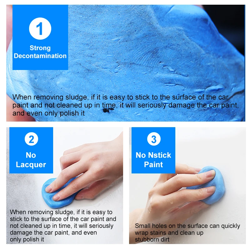 Auto Care Car Wash Detailing Magic 100g Car Truck Clean Clay Bar Bar Auto Vehicle Detailing Cleaner Styling Cleaning Tools