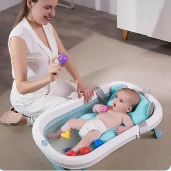 

Baby Folding Bath Bath Bath Bath Bath Bath Neonatal Bath Bucket Thickening Large Bath Bucket For Children Household Bath Bucket