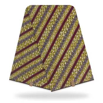 

African Fabric wax print High Quality Veritable Wax Print Fabric 100% Cotton wax African Veritable Real Dutch Wax For Dress