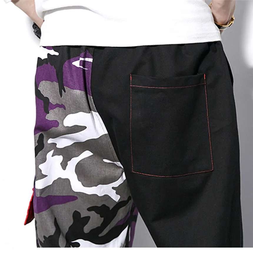 KLV брюки мужские осенние мужские модные новые стильные брюки девять минут брюки с принтом брюки карго Брюки с боковыми карманами