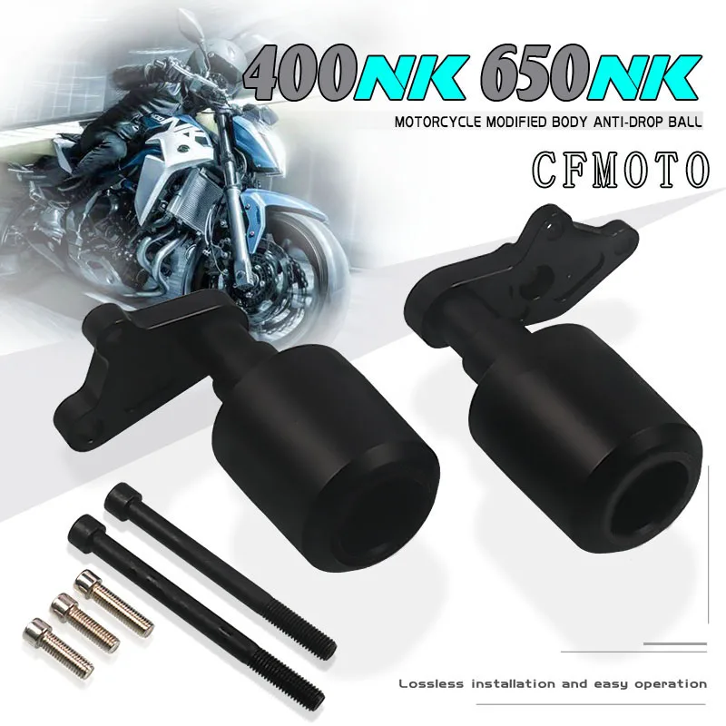 

For CFMOTO NK400 400NK CF400NK NK650 650NK Motorcycle CNC Falling Protection Frame Slider Fairing Guard Anti Crash Pad Protector