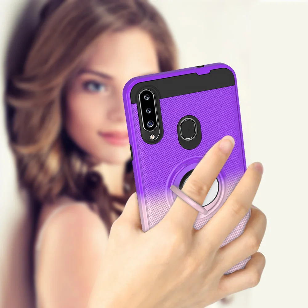 Роскошный защитный чехол для samsung Galaxy A10s A20s A40s чехол автомобильное магнитное крепление чехол s чехол с держателем-кольцом для пальца для samsung M10 M20 M30 M40