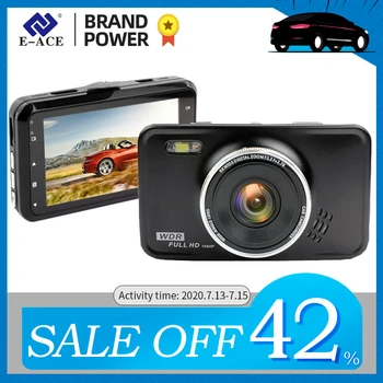 

E-ACE Car Dvr Camara Full HD 1080P Video Recorder With Led Flashlight Dashcam Auto Registrar Car Camcorder Dash Camera Car DVRs