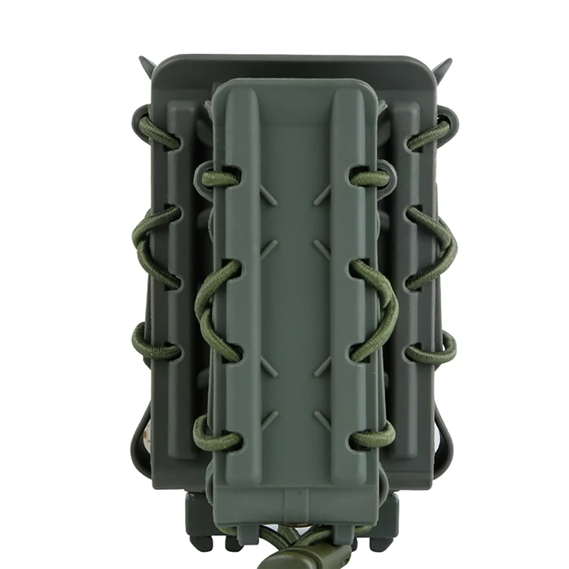 H Molle Чехол Открытый подсумок держатель Quick Release спортивные сумки Клип Box Перевозчик охотничьи принадлежности 5,56/7,62/9 мм/45ACP