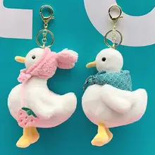 

Small Portable Anti-shedding Hanging Decoration Keyring for Student Duck Pendant Keyring Duck Doll Keyring