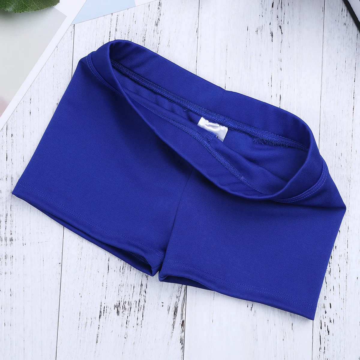 Kids Girls Stretchy Sports Shorts Leggings Boy-cut Slim Fit Gymnastics Ballet Dance Booty Shorts Workout Fitness Tumbling Bottom kids sports shorts