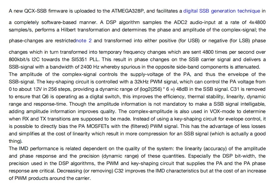 uSDR uSDX 10/15/17/20/30/40/60/80m 8 Band SDR All Mode HF SSB QRP Transceiver Compatible with uSDX QCX-SSB