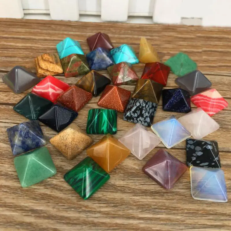 

7pcs/lot Chakra Natural Geometrical Stone For DIY Jewelry Making Accessories Wholesale lots bulk