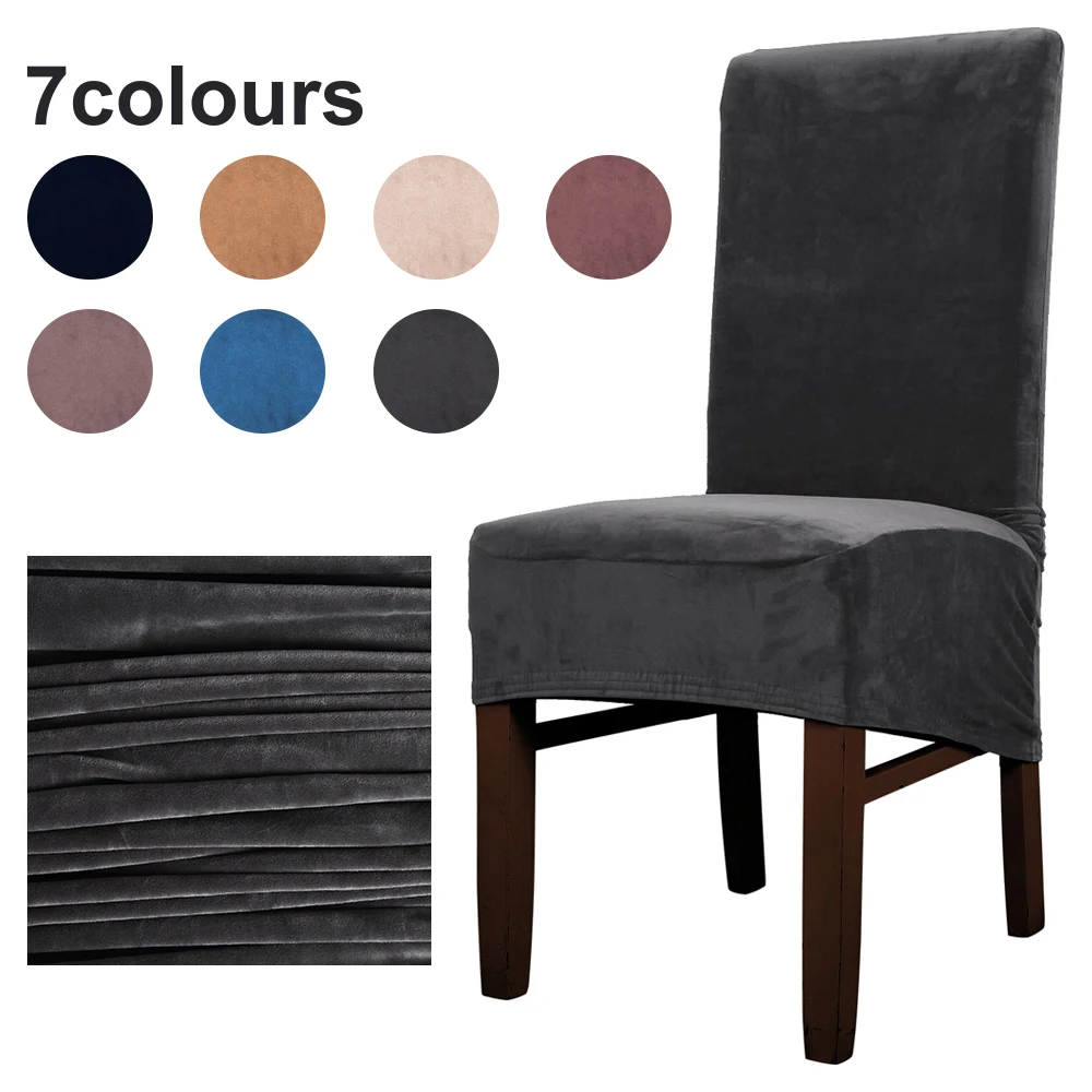 

Dozzlor Large Chair Cover Stretch Removable Slipcover For Dining Room Seat Protector Universal Fit 1 PC