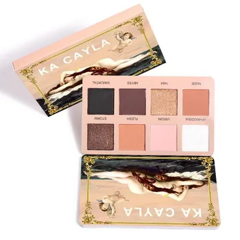 

8 Color Eyeshadow Palette Matte Eyeshadow Women Makeup Metal Waterproof Pearl Glitter Eyeshadow Palette