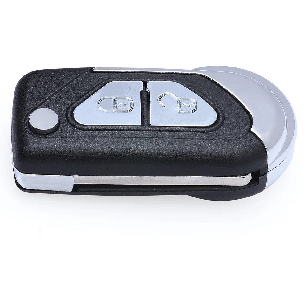 Enhanced 2-Button Folding Flip Key Shell Case