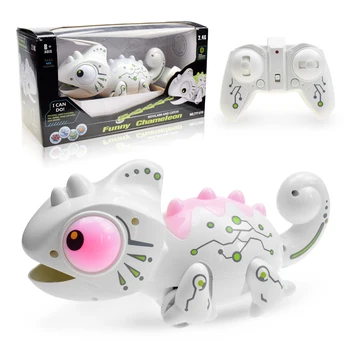 

RCtown Remote Control Chameleon 2.4GHz Pet Intelligent Toys Robot For Children Kids Birthday Gift Funny Toy RC Animals
