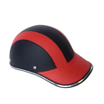 

Baseball Cap Helmet Motorcycle Cycling Outdoor ABS+PU Safety Half Open Face