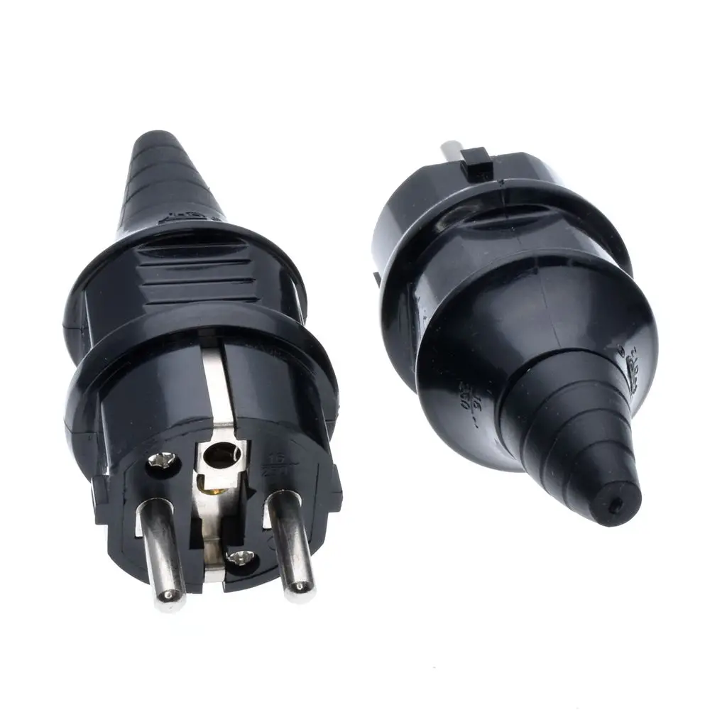 Spina Adattatore Di Alimentazione UE 16A 250v Spina Elettrica PP Rardante Di Fiamma Germania Francia Gruppo Cablaggio Spina Maschio Spina Staccabile Europa - Foto 3