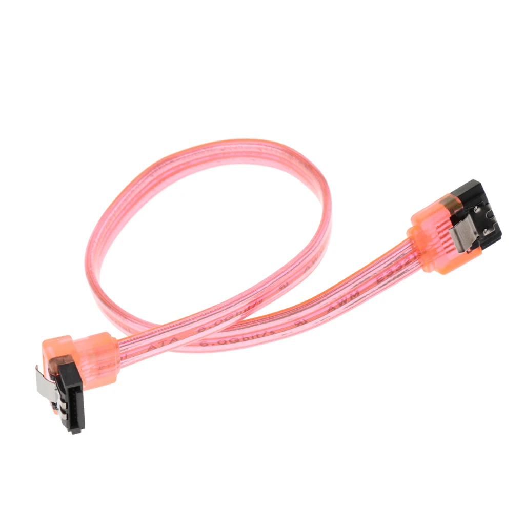 SATA Cable III 6Gbps HDD SDD Data Cable with Locking Latch 10 Inch for SATA HDD, SSD, CD Driver, CD Writer Pink SATA Cable III 6Gbps HDD SDD Data Cable with Locking Latch 10 Inch for SATA HDD, SSD, CD Driver, CD Writer Pink