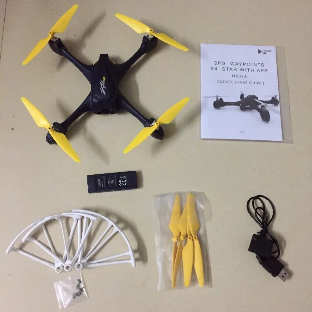 Hubsan X4 PRO H507A Квадрокоптер с Wifi камерой APP Driven FPV Дрон с GPS RC Quadcopter RTF(управление IOS/Andriod