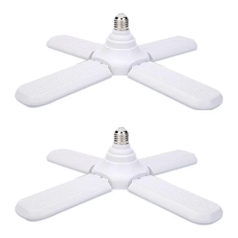 

E27 304 LED Light 60W Wide Voltage Outdoor Highlight 4 Leaf Folding Lamp