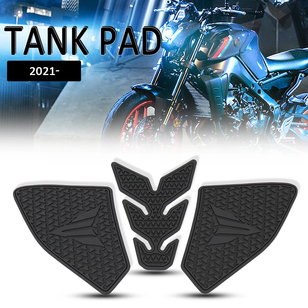 Motorcycle Anti Slip Stickers Tank Side Traction Pad Fuel Tank Pad Protector Rubber Knee Grip Decal for Yamaha MT-09 MT09 FZ-09 2021 