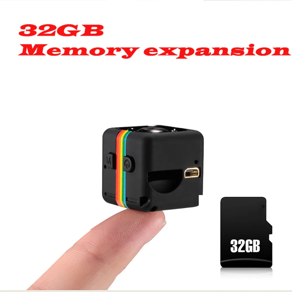 SQ11 Мини Full HD 1080P DV камера DVR рекордер камера компактный дизайн, портативный Handhel 16G/32G TF карта S16