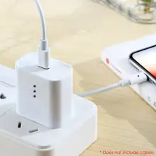 EU/US USB-C PD 18 Вт быстрое зарядное устройство настенное зарядное устройство для мобильного телефона адаптер питания для iPhone 11 Быстрая зарядка кабель для передачи данных
