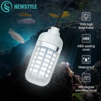 

12V Fishing Light 108pcs 2835 LED Underwater Fishing Light Lures Fish Finder Lamp Attracting Prawns Squid Krill (4 Colors )