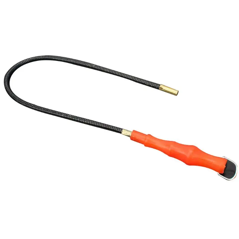 

60cm Flexible Magnetic Pickup Tool LED Light Magnet Bendable Metal Grabber MOLC