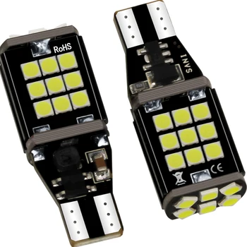 

T15 LED lights W16W 4014 45smd Canbus OBC Error Free LED Backup Light Car Reverse Lamp Xenon White DC12V