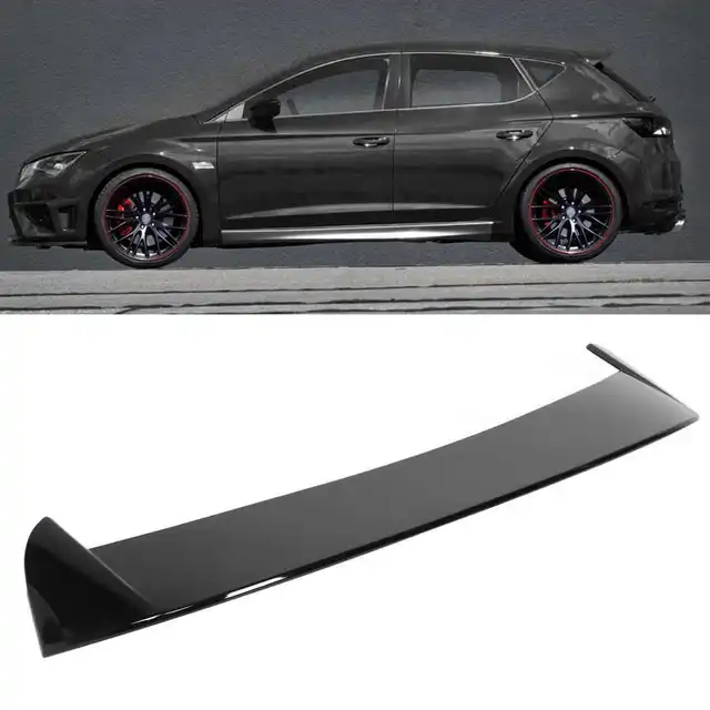 Becquet de toit arrière noir brillant adapté au siège Leon 5F Mk3 5 portes  2013 – 2020, becquet de voiture