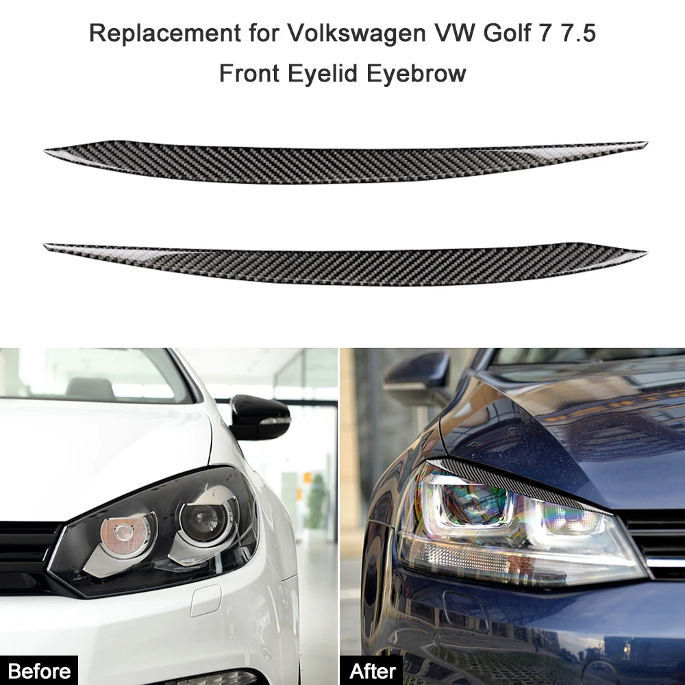 2 шт. накладки для передних фар Volkswagen VW Golf 7 5 | Автомобили и мотоциклы