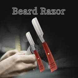 High Quality Retro Manual Straight Razor Men Classic Beard Shaving Shaver Barber Shaver For Feather Blade