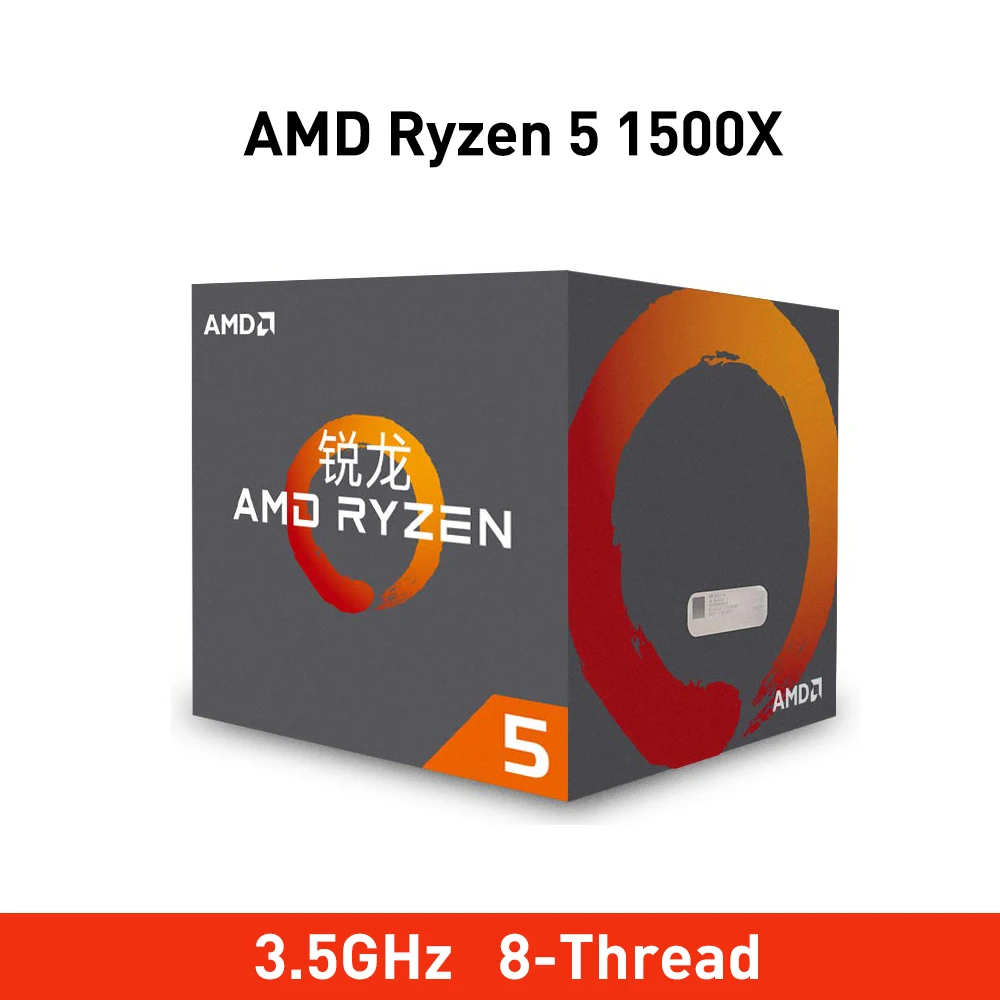 процессор Новый amd ryzen 5 1500X processador 3 ГГц четырехъядерный Восьмиядерный 65 Вт TDP