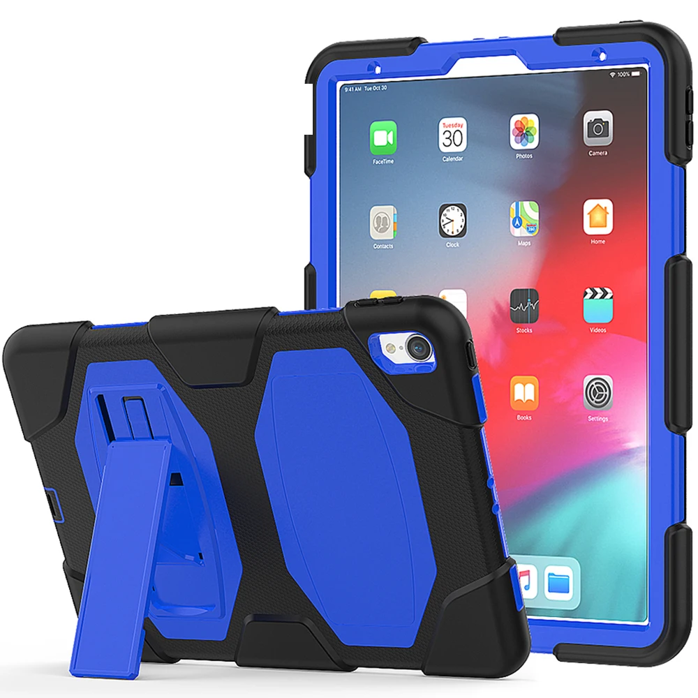 

Hard Case for iPad pro 11 Detachable Kickstand Kids Stand Case 3-Layer Protection Heavy Duty Shockproof Cover