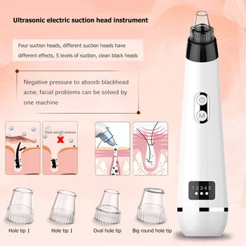 

Blackhead Vacuum Remover Extractor Facial Nose Pore Acne Pimple Removal Cleaner Facial Blackhead Skin Care Tools