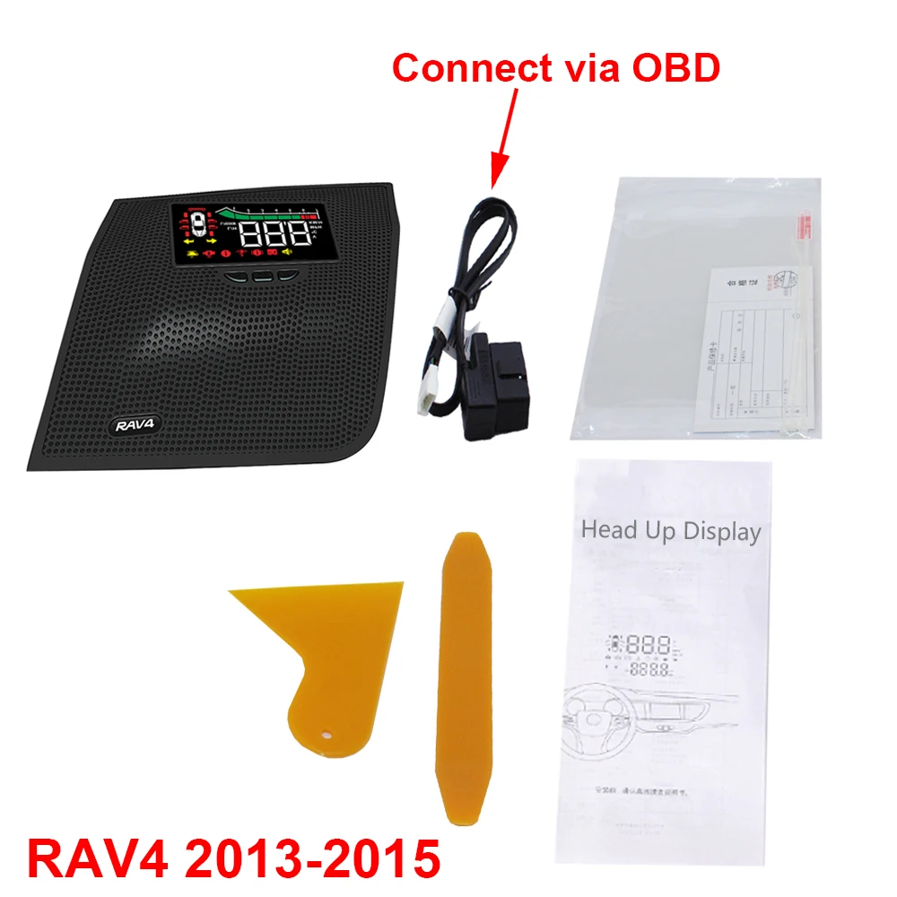 Ÿ RAV4 XA40 XA50 2013-2019 2020 2021 2022 2023 ڵ HUD  ÷   溸 ý ׼